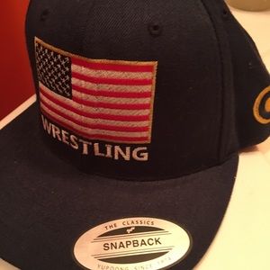 USA wrestling hat